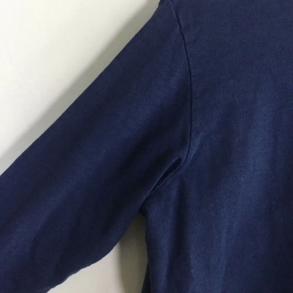 Fresh Produce Womens Sweatshirt Full zip-Up Long Sleeves Moonlight Blue Size XL - Picture 10 of 15